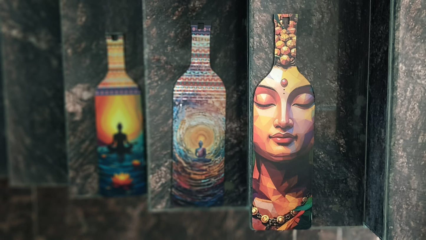 Abstract Buddha MDF Wall Hanging
