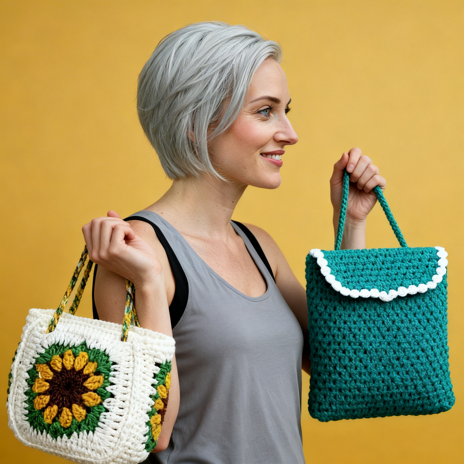Premium Handmade Crochet Bags Collection